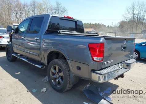 2015 Nissan Titan Sl from USA, damaged, VIN 1N6AA0EC4FN500837